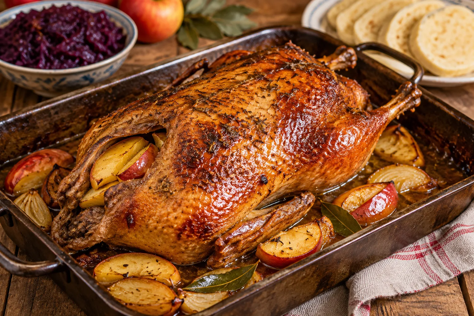 Pečená kačica s jablkami podľa starých mám: Tento tradičný recept nič neprekoná!
